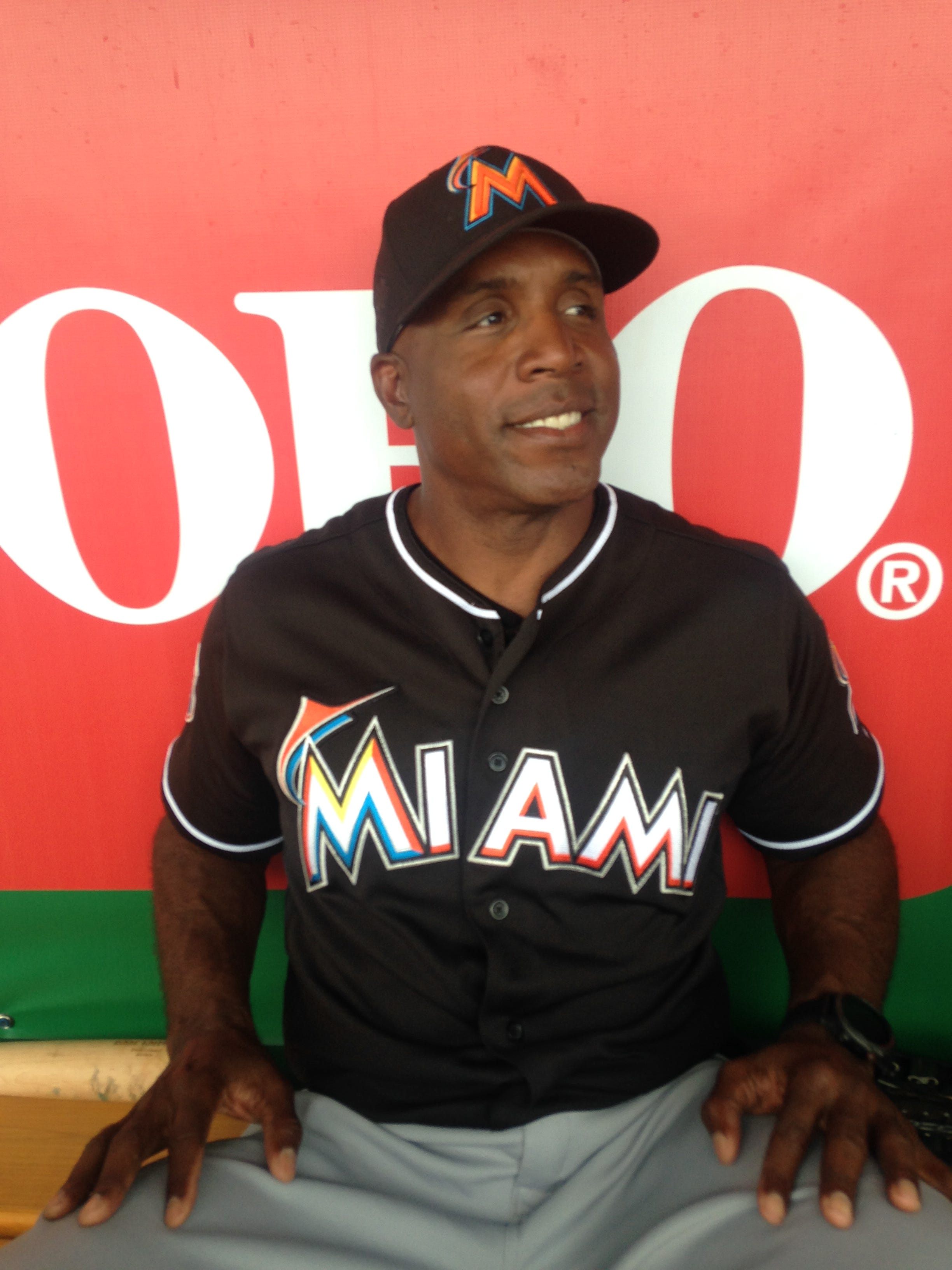 barry bonds miami marlins jersey